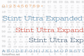 Stint Ultra Expanded Font