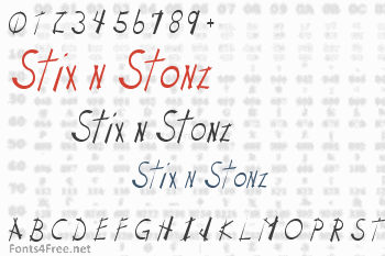 Stix n Stonz Font