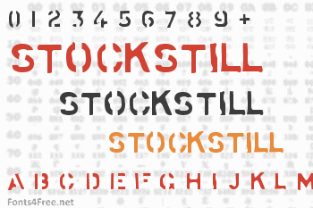 Stockstill Font