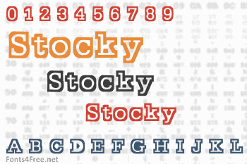 Stocky Font