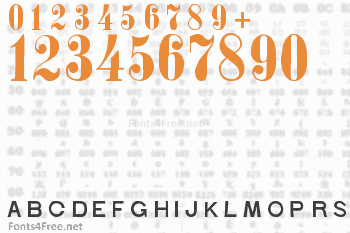 Number 1234567890 Font PNG Images