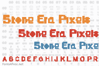 Stone Era Pixels Font