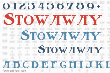 Stowaway Font