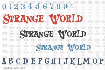 Strange World Font
