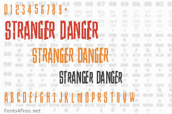 Stranger Danger Font