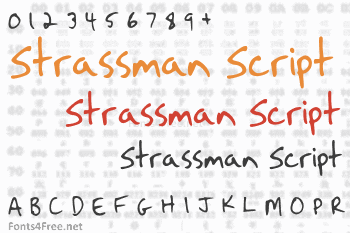 Strassman Script Font