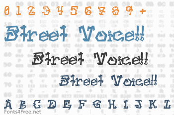 Street Voice!! Font