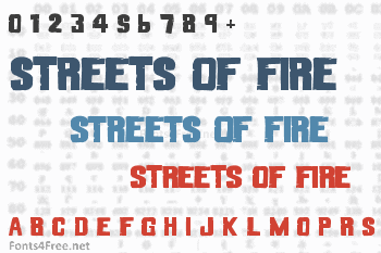 Streets of Fire Font