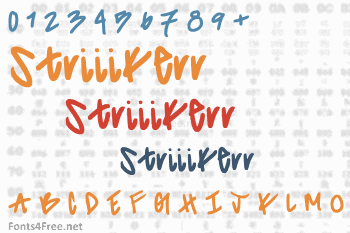 Striiikerr Font