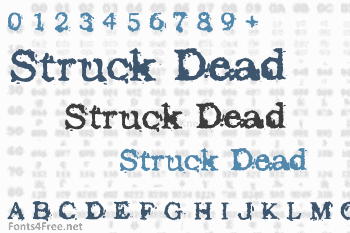 Struck Dead Font