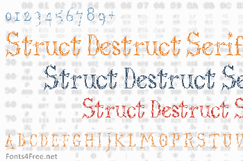 Struct Destruct Serif Font