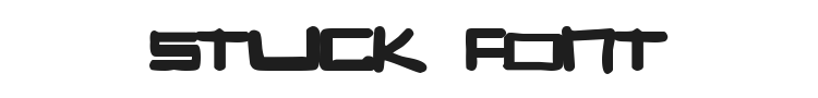 Stuck Font