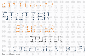 Stutter Font