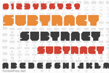 Subtract Font