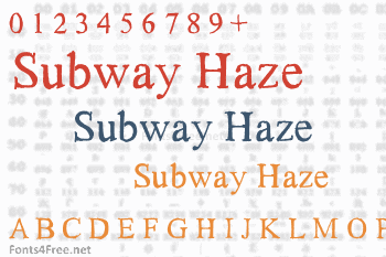 Subway Haze Font