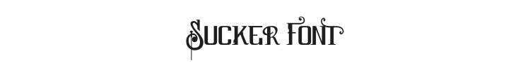 Sucker Font