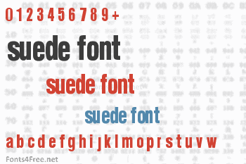 Suede Font