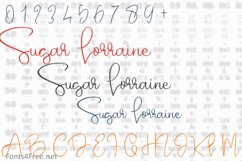 Sugar Lorraine Font