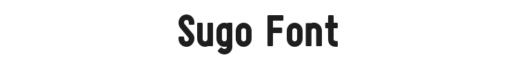 Sugo Font