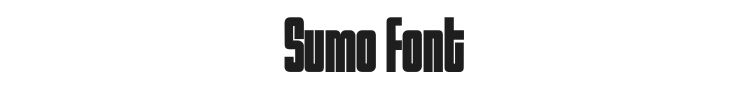 Sumo Font
