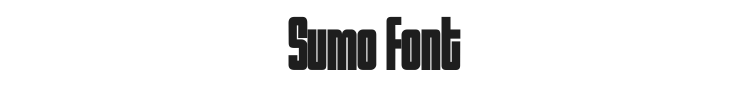 Sumo Font