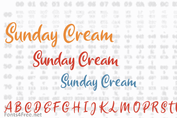 Sunday Cream Font