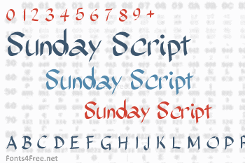 Sunday Script Font