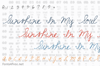 Sunshine In My Soul Font