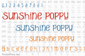 Sunshine Poppy Font