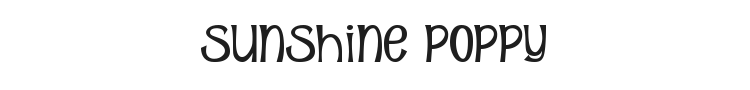 Sunshine Poppy Font Preview