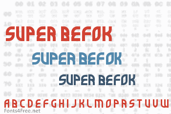 Super Befok Font