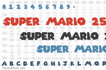 Super Mario 256 Font