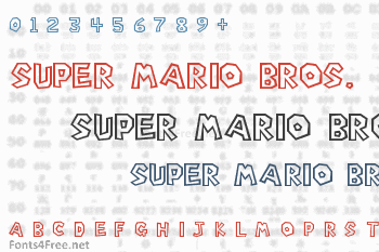 Super Mario Bros. Font