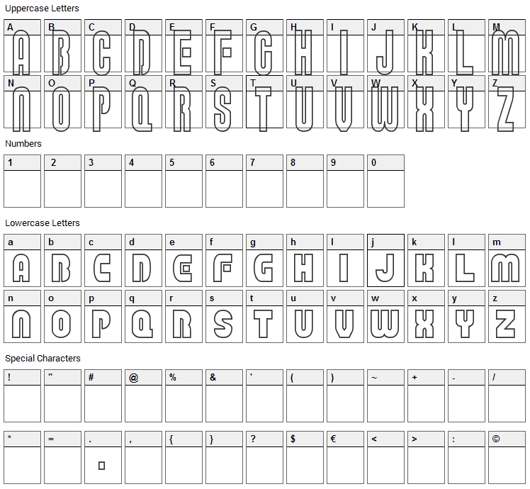 Super Plumber Bros Deluxe Font Character Map