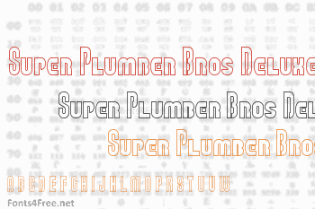 Super Plumber Bros Deluxe Font