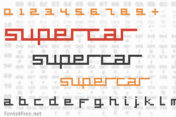 Supercar Font