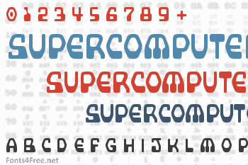 Supercomputer Font