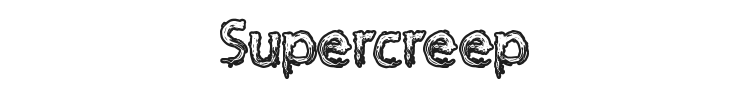 Supercreep Font