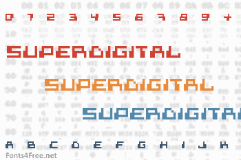 Superdigital Font