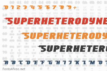 Superheterodyne Font