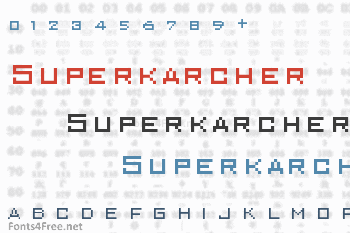 Superkarcher Font