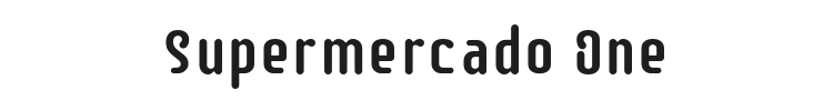 Supermercado One Font