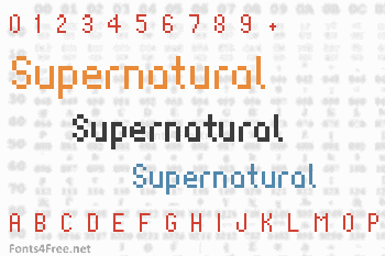 Supernatural Font