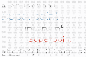 Superpoint Font