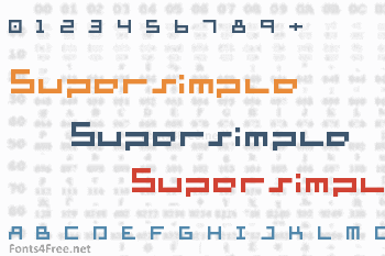 Supersimple Font