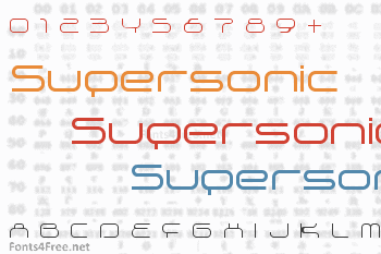 Supersonic Font