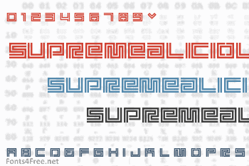 Supreme Fontaliciou Font