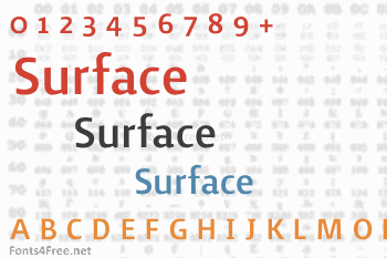 Surface Font