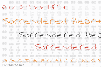 Surrendered Heart Font