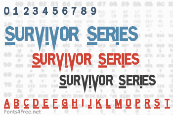 Survivor Series Font